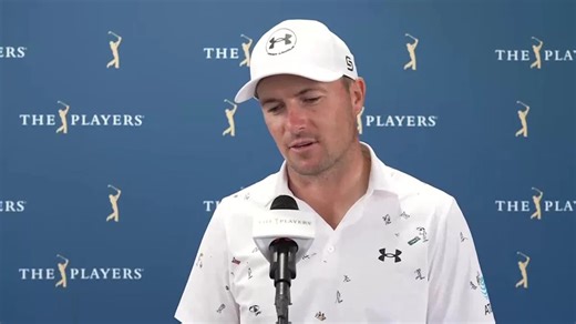Watch: Jordan Spieth says 'it was just fire at sticks' at the Players
