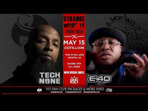 Tech N9ne & E-40 · Friday, May 15 2026 · The Cotillion