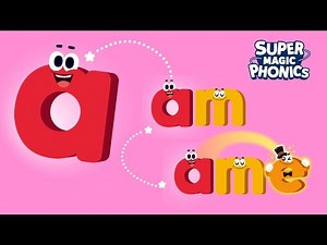 보는 즉시 읽게 만드는 슈퍼 매직 파닉스 단계별 학습!ㅣ a → am → ameㅣ 슈퍼 매직 파닉스