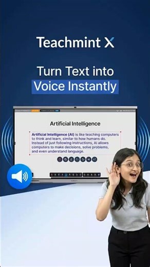 Text-to-Speech on Interactive Whiteboard |Teachmint X Digital Board for Teaching