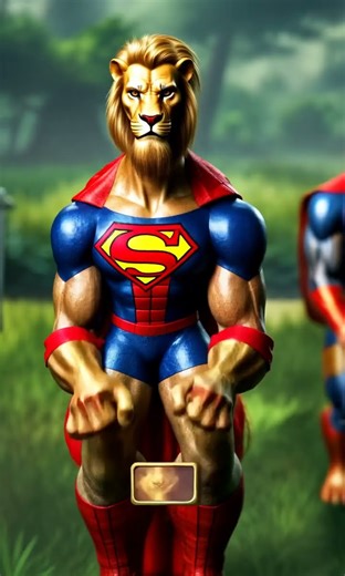 Hulk + Superman + Tiger = The ULTIMATE BEAST! 🐅💥