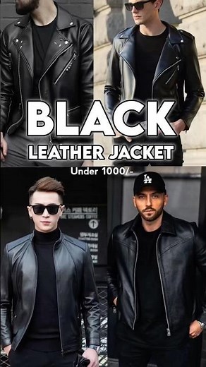 Best💀 black leather jacket for men’s | MR DKC #leatherjacket #blackleatherjacket #winterjacket