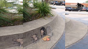 Someone is Drawing Quirky Characters on the Streets of Ann Arbor Michigan