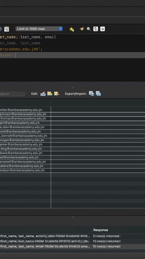 “SQL & Data Practice Mastery! 📊 Moving from logic to databases. #CS50 #SQL #Coding #DataPractice”