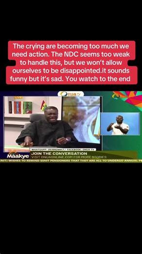 The crying are becoming too much we need action. The NDC seems too weak to handle this, but we won’t allow ourselves to be disappointed.it sounds funny but it’s sad. You watch to the end #ghanatiktok🇬🇭🇬🇭🇬🇭 #viral #fyp #foryou #tiktok