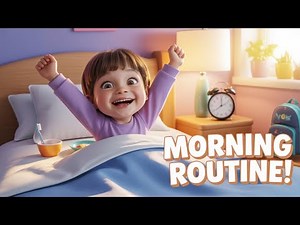 Morning Routine Song for Kids | Brush, Eat & Go to School! 🌞