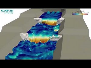 Stormwater Culvert Outlet with Energy Dissipation | FLOW-3D HYDRO