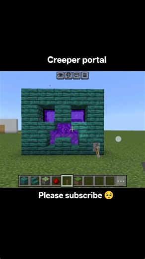 minecraft creeper portal build hack
