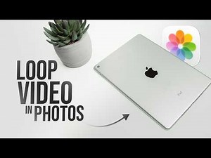 How to Loop Videos on iPad Photos (tutorial)