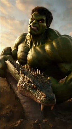 Dangerous Creatures vs Giant Hulk Smash them #marvel #shortvideo #shorts