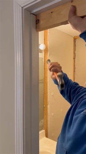 One way to fix a door jam. #handyman #carpentry | Mabe In America