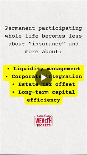 Term = Protection. Whole Life = Optimization | Canadian Wealth Secrets