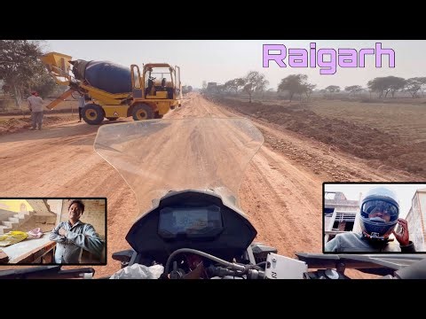 आखिर निकल गया मैं रायगढ़ 🏍️bahot din se band kaam ab chalu ho gaya👍🏼