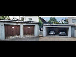 Alte Garage nach Renovierung und Sanierung Teil 3
