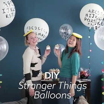 How to Make 'Stranger Things' Balloons