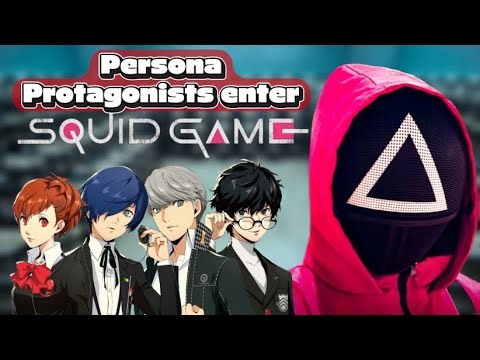 Persona Protagonists enter Squid Game?! (Persona AI Voice Parody)