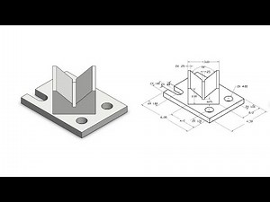 SolidWorks Tutorial - Intermediate Exercise #10 (CSWA Edition) - Mirror Feature