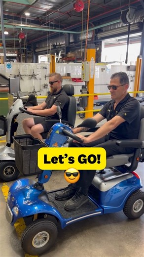 Have a parent, grandparent or friend who might need a mobility scooter? Tag or share this with them 👇 James and Ben put our mobility scooters to the RAA workshop test to prepare for our annual mobility scooter clearance sale 👌 Members save up to $1,500 on a range of ex-demo and clearance scooters, plus a free bag carrier with every scooter purchase. The details: 👉 Sat, 16 March 9am – 12pm 👉 RAA Mile End, 101 Richmond Rd We’ll see ya there! T&Cs apply. P.S. This video was made for a bit of fu