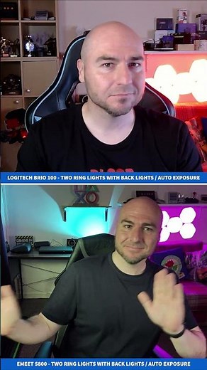 Logitech Brio 100 vs Emeet S800 #webcam