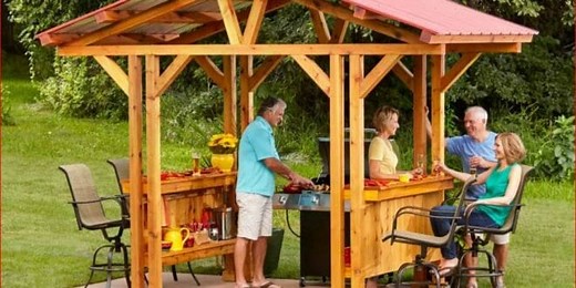 33 DIY Gazebo Plans-Learn How To Build A Gazebo With Free Plans - Home And Gardening Ideas