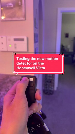 Honeywell Vista 20P Motion Detector Test