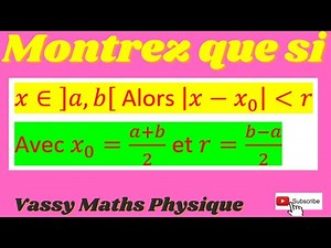 Intervalle centré et nombre réel