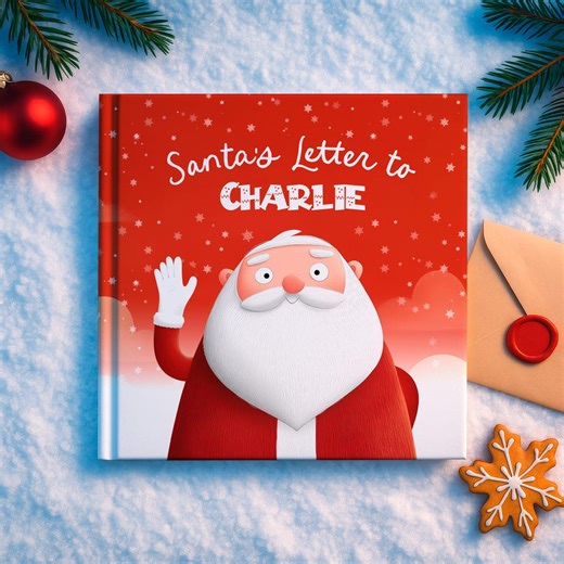 Personalized Christmas Book for Kids – A Heartwarming Letter From Santa – Custom Name & Message – Children’s Holiday Keepsake Story Gift - Etsy