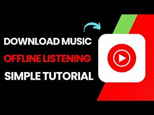 How To Download Music For Offline Listening In YouTube Music !
