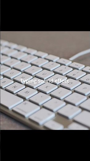keyboard typing sound effect #asmr
