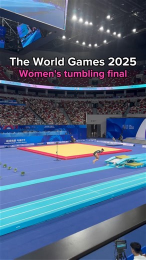 Women’s tumbling at the 2025 World Games!🔥 #gymnast #gymnastics #tumbler #flips #flip #salto #tumbling #powertumbling | Frederik Bækhøj Skaaning