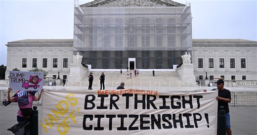 Supreme Court considers a historic case about who is — and isn't — born a citizen