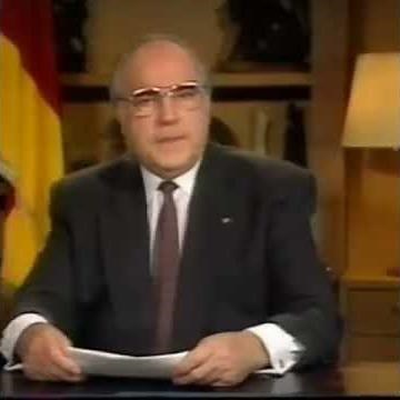 Bundeskanzler Helmut Kohl - Ansprache (Blühende Landschaften)