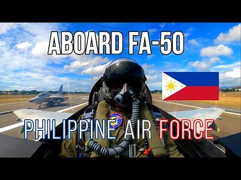Aboard at the FA-50 Fighter Jets | Philippines