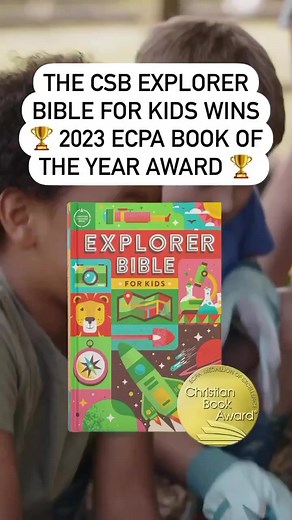 We're excited to share that the CSB Explorer Bible for Kids won the 2023 ECPA Book of the Year Award in the Bible Category! The ECPA announced the 14 winners at the Christian Book Awards in Nashville on May 9th, where they honor the "best of the year" in Christian literature. The CSB Explorer Bible for Kids utilizes full-color designs and clear language, welcoming kids of all ages into exploring and understanding the Bible for themselves. With fun facts, timelines, photography, and more, they’ll