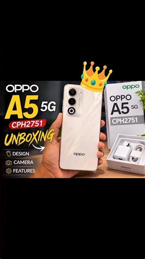 Oppo A5 5G Unboxing & First Look - The New Budget King? ⚡ #oppounboxing #oppoaseries #shortsfeed #ai