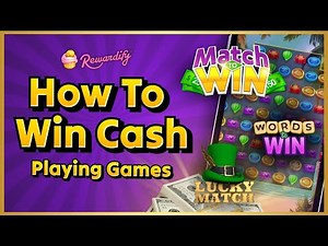 How To Win Cash Playing FREE Games: Match To Win, Words To Win, Lucky Match