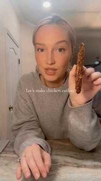 How do you make your chicken cutlets - any tips / tricks? 👀 #chickencutlet #kieraskitchen