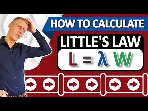 Little's Law - How to Calculate WIP, Lead Time and Throughput Rate | Must-Know for Managers!