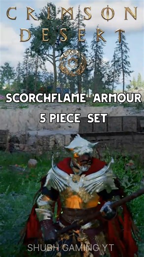 Scorchflame Armour Set | All Pieces Location #crimsondesertgameplay