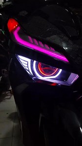 Another Bi LED Wings Set 🔥 For Honda Click v2 Ang Diin ba naman 💯🤭 ➡️ Package N 🔸 Bi- LED Laser - 120watts 🔸 Solid RGB Eye 🔸 Solid RGB Signal Light 🔸 BMW intelligence Shroud 🔸 AES Premium running lights Bluetooth 🔸 Laser Cut Wings 🔸 with Plate Partition 🔸 Dual turbo fan 🔸 With Back to stock white Dito yan sa Creative Moto Works • Milbz • @topfans #biled #HondaClick #VARIO | Creative Moto Works • Milbz •
