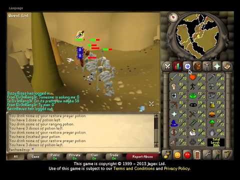 Old School 07 Runescape Monkey Skeleton Chining Guide 279k exp/hour