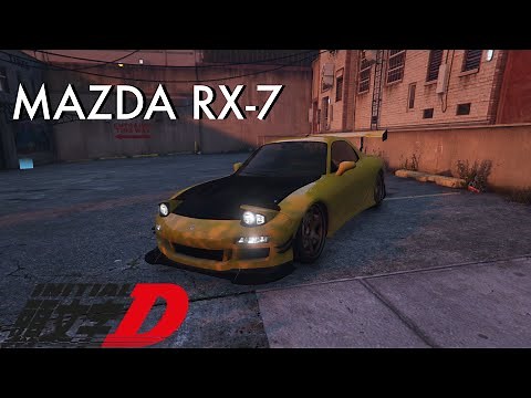 Initial D Keisuke's Mazda RX-7 Build Tutorial | GTA ONLINE Los Santos Tuners DLC