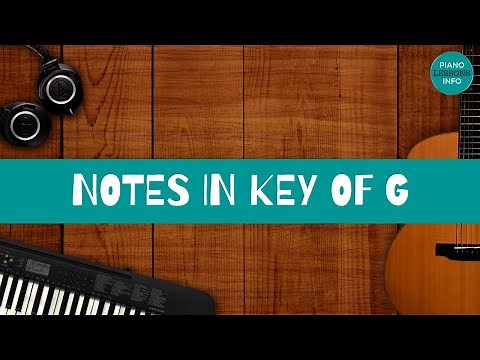Notes in the Key of G Major