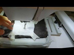 How to make plush: Machine embroidery applique