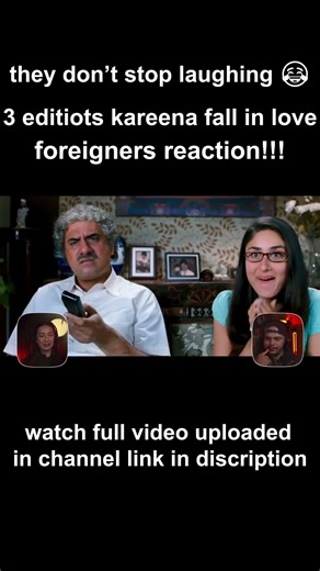 Virus Jackson 🤣😂, 3 Idiots Movie reaction, #aamirkhan, #kareenakapoorkhan, #funny, #foreignersreact