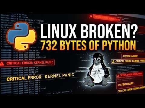 732 Bytes of Python Just Broke Linux…