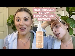 NEUTROGENA SENSITIVE SKIN SERUM FOUNDATION REVIEW