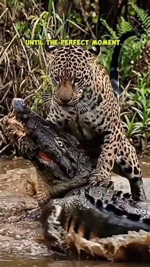 Leopard vs Caiman: SHOCKING Finale! 🐆🔥 #shorts