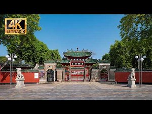 Foshan Zumiao Temple Walk 4K — Foshan Ancestral Temple Walking Tour, Guangdong, China
