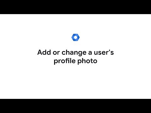 Add or change a user's profile photo